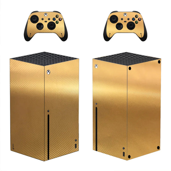 Carbon Gold Console Armor Skin